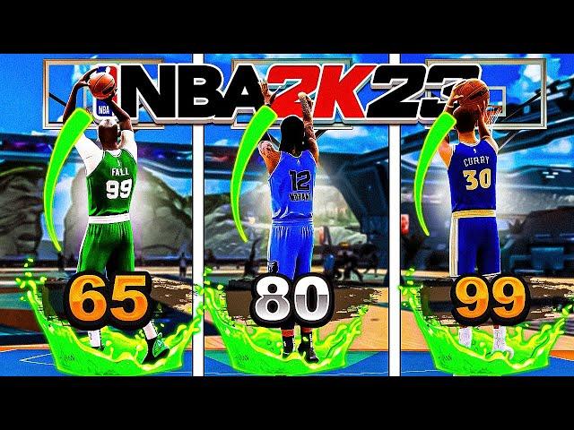 BEST JUMPSHOTS for EVERY BUILD/3PT RATING & HEIGHT (NBA 2K23)