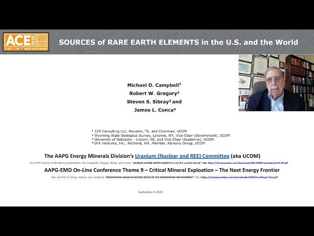 Sources of Rare Earth Elements in the U S  and the World