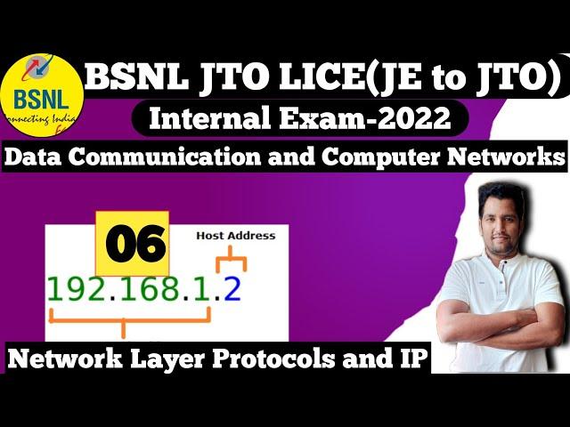 Class 06 | Data Communication and Computer Networks | BSNL Jto LICE CLASSES | Raghuvanshi Classess