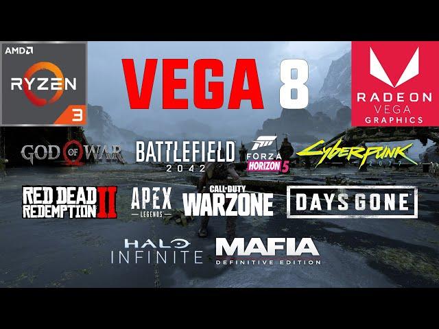 AMD Radeon Vega 8 Test in 10 Games