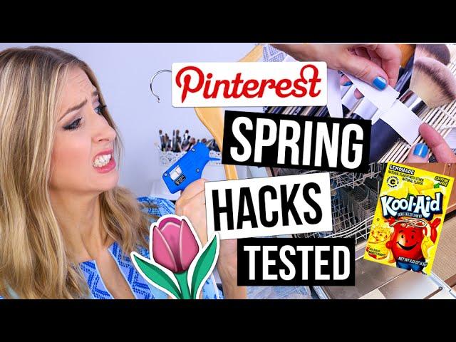 Pinterest Hacks TESTED #10 || Spring Decluttering, Organizing & Cleaning Hacks!