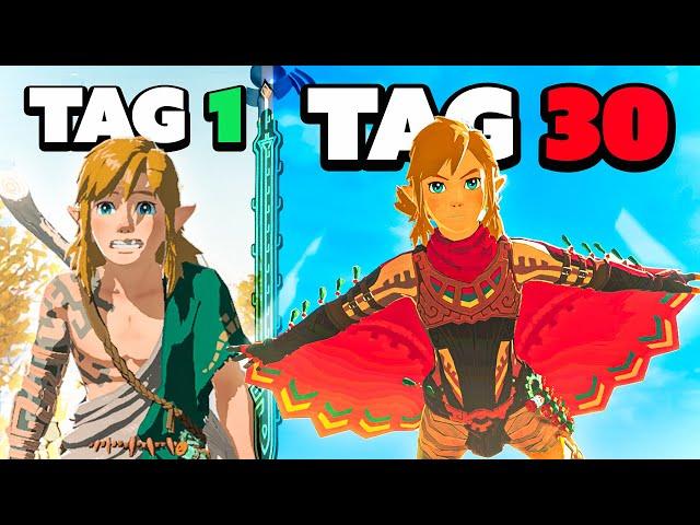 Ich habe 30 Tage in Zelda: Tears of the Kingdom überlebt