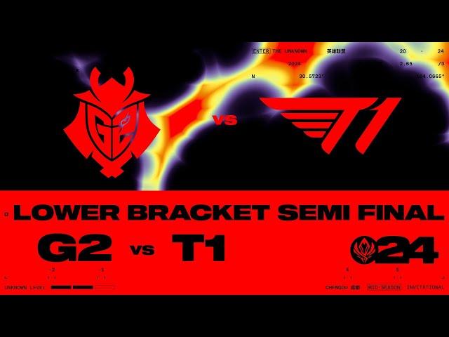 T1 vs. G2 | MSI 2024 | T1 vs. G2 Esports | GAME 2