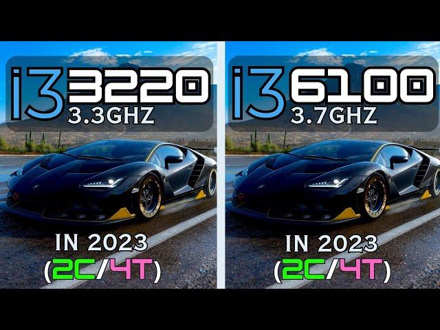 i3 3220 vs i3 6100 Tested in 12 Games | 1080p