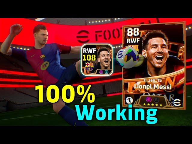 100% Working Trick To Get 108 Rated Big Time Lionel Messi In eFootball 2025 Mobile