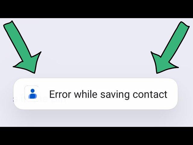 Fix error saving contact | error while saving contact | contacts not deleting in android phone