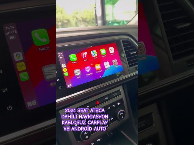 2024 SEAT ATECA ARACIMIZA ÇİFT NAVİGASYON EKLENTİSİ VE KABLOSUZ CARPLAY- ANDROİD AUTO AKTİVASYONU