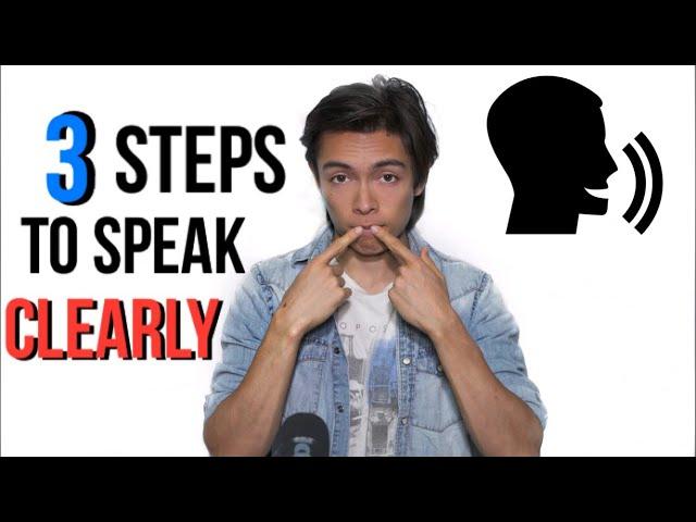 How To Speak CLEARLY And Confidently 3 Tricks