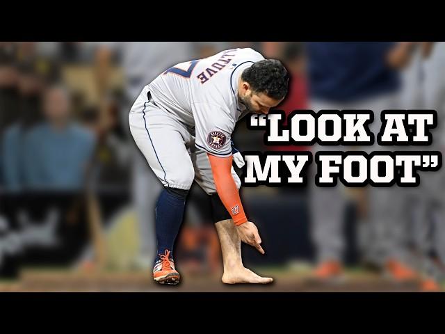 Jose Altuve ejected for showing the umpire his foot, a breakdown