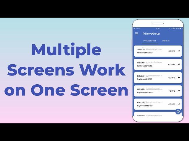 How to do Multiple Screens Works on One Screen Kodular