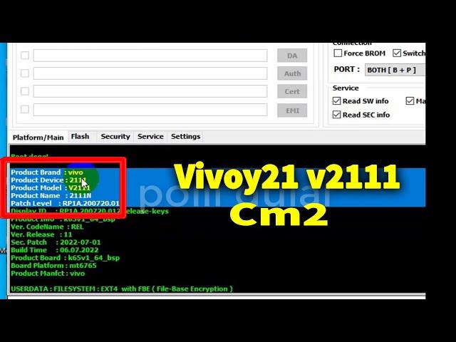 VivoY21 V2111 cm2, How To Unlock Vivo Y21v2111 Cm2 Infinity, Frp Lock, Password Lock, Pattern Lock