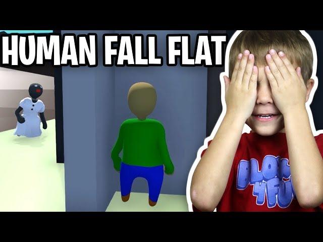 GRANNY AND BALDI PLAYING HIDE AND SEEK TAG in HUMAN FALL FLAT