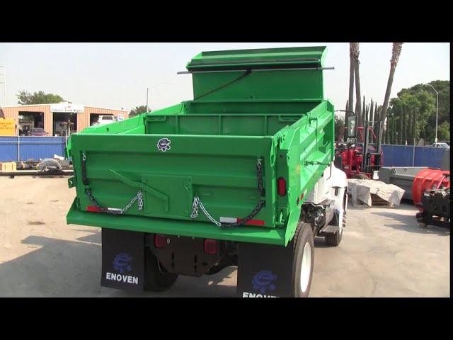 Dump Body With Split Load Gate - 2 Loads, 1 Trip - Enoven Truck Body