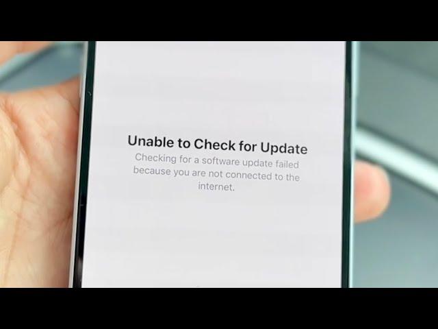 How To FIX iPhone Update Not Showing! (2024)