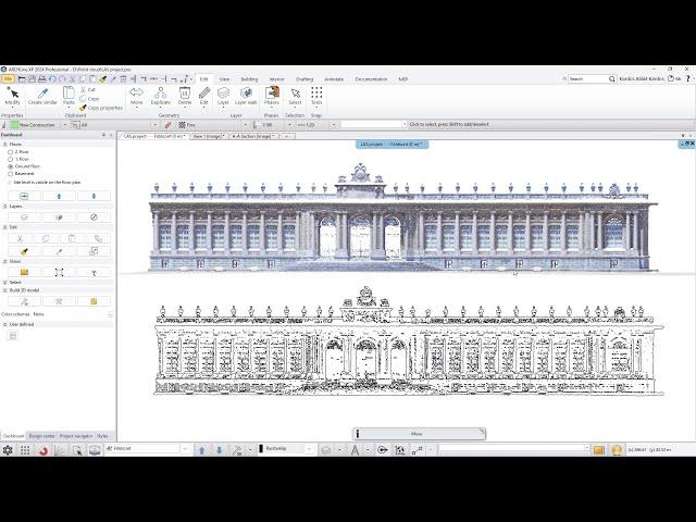 Import Point Cloud in .las format