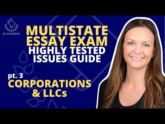 MEE HIGHLY TESTED ISSUES GUIDE Part 3 - CORPORATIONS and LLCs