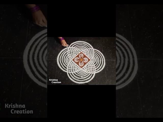 beautiful padi kolam design with 5x1 dots #krishnacreation