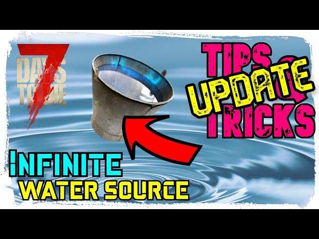 Infinite Water Well Trick   7 Days To Die (Alpha 20)