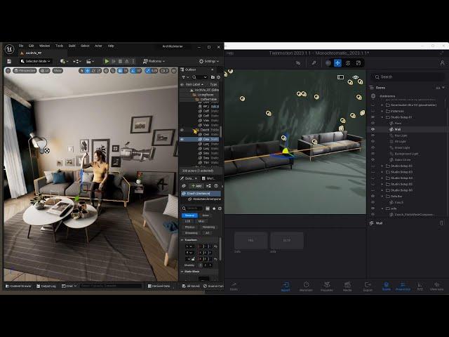 Videoguide - Export from Unreal Engine Import in Twinmotion, Geometry, Material, Texture