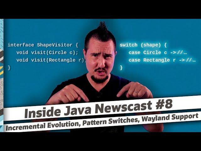 Incremental Evolution, Pattern Switches, Wayland Support - Inside Java Newscast #8