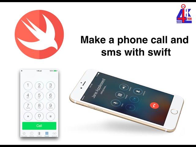 how to make an ios app | Make call and sms with swift - ios tutorials