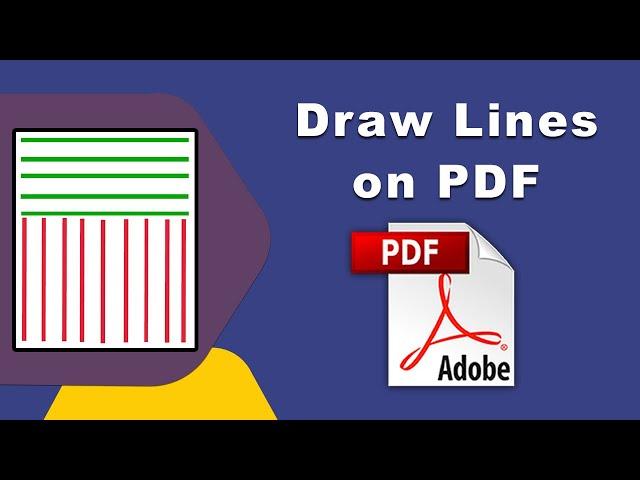 How to Draw Lines on PDF in Adobe Acrobat Pro DC 2022
