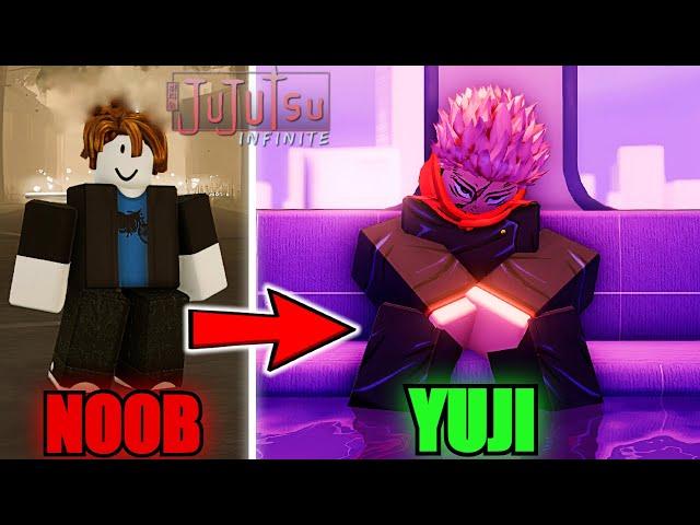 Going From Noob To MANGA Yuji Itadori In Jujutsu Infinite...(Roblox)