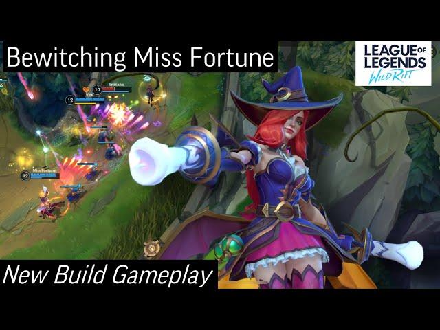 Bewitching Miss Fortune Wild Rift New Build Gameplay Bewitching Miss Fortune Skin