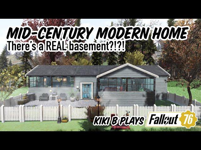 Pre-War Ranch House with Real Basement CAMP Building Tutorial | Kiki B Plays Fallout 76