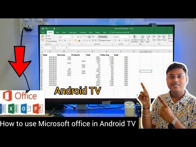 How to use Microsoft office in Android tv 2022 | Excel in Mi tv | Ms office in Mi tv | #androidtv