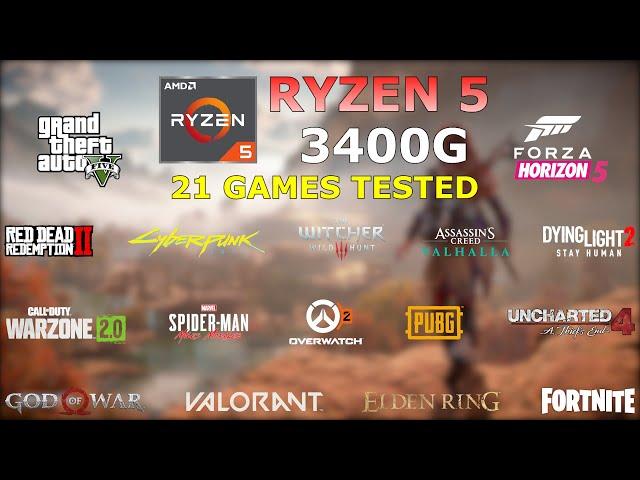 Ryzen 5 3400G (Vega 11) in late 2022 - 21 Games Tested