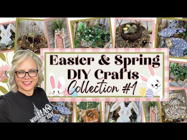 Spring Easter Collection #1 DIY Crafts  Whimsical Rustic Crafts || Dollar Tree Hobby Lobby