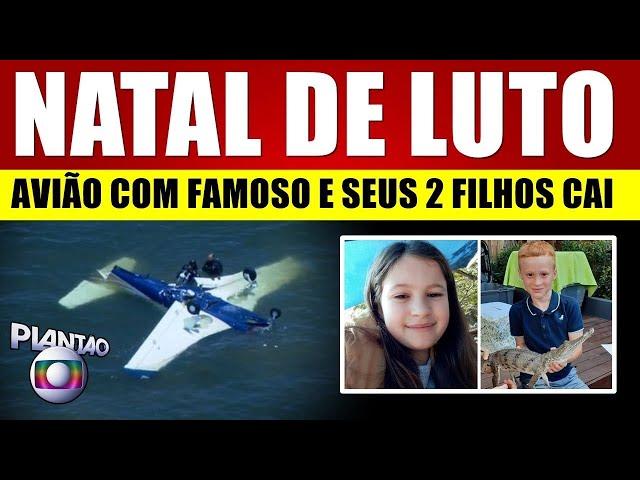 LUTO NO NATAL! AVIÃO com FAMOSO e SEUS 2 FILHOS CAl no MAR: 'TODOS M0RRERAM'