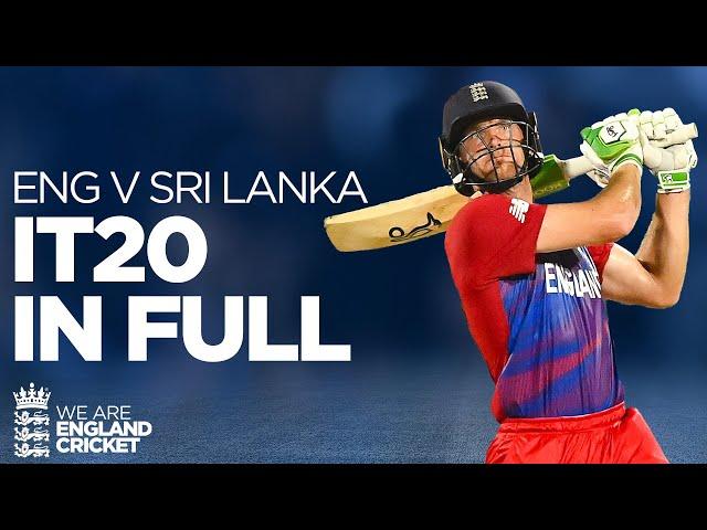 Jos The Boss! 🫡 | Buttler Goes Big With The Bat  | T20 IN FULL | England v Sri Lanka