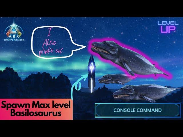 Tamed Basilosaurus Spawn Command | Ark Survival Ascended