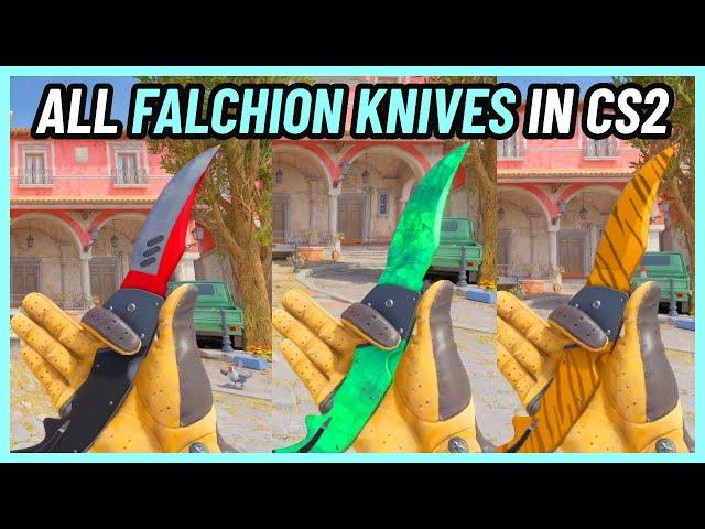  FALCHION KNIFE All Skins | CS2 In-Game [4K]