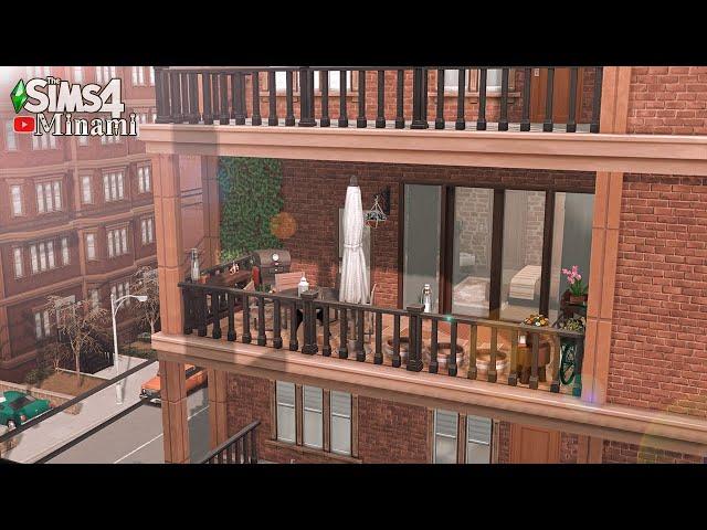 19 Culpepper House  | Apartment In Rustic Style | SIMS 4 Stop Motion Build | No CC