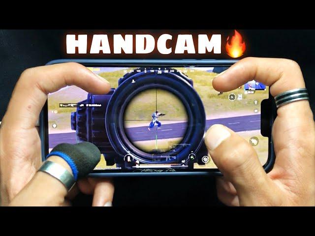 4-FINGER-FASTEST HANDCAM  IPHONE 13 PRO PUBG Mobile️