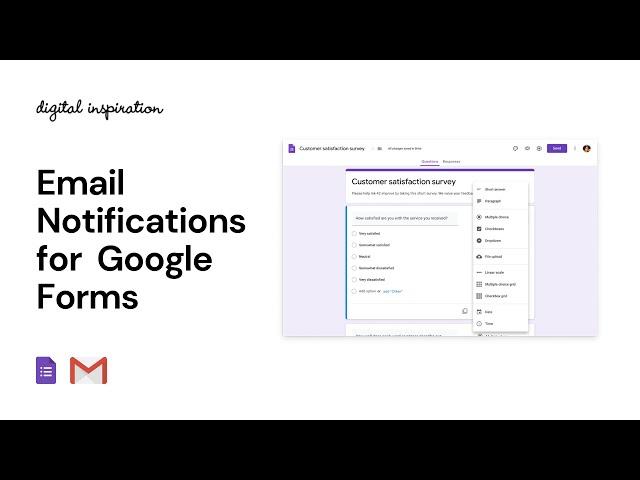 Google Form Notifications - Automate Email Alerts based on Form Answers