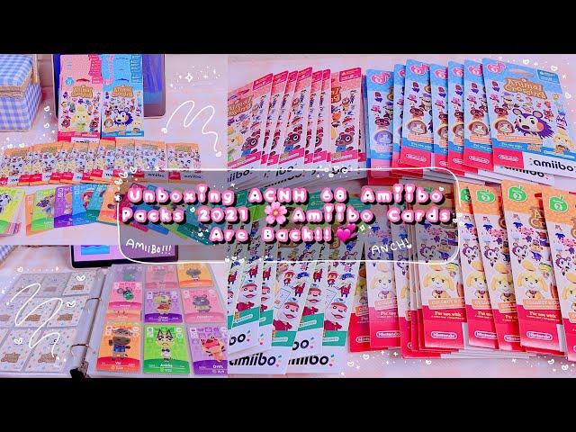 Unboxing 68 Packs Animal Crossing Amiibo Cards Series 1-4  408 Cards |Amiibo Cards Are Back! 