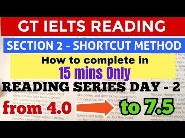 GT IELTS Reading|SHORTCUT Method| September ielts exam prediction 2024 #ielts #ieltspreparation