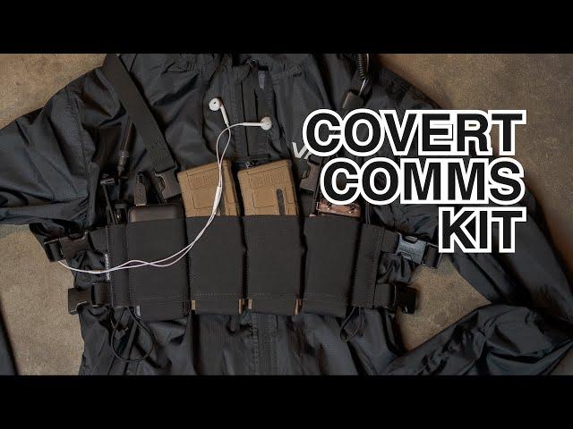 Covert/Low-Vis Comms Chest Rig Kit Setup