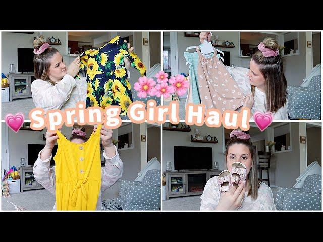 SPRING GIRL CLOTHING HAUL! TODDLER & PRE-K GIRL CLOTHING 2021