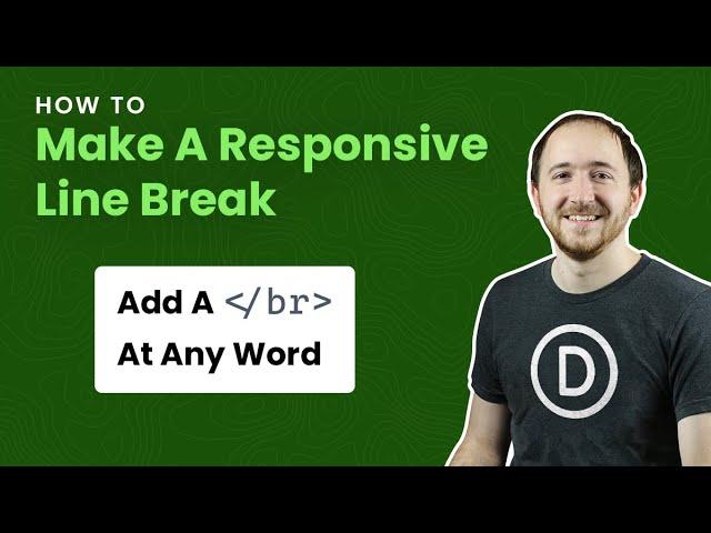 How To Make A Responsive Line Break In Divi Text At A Specific Word Or Screen Size