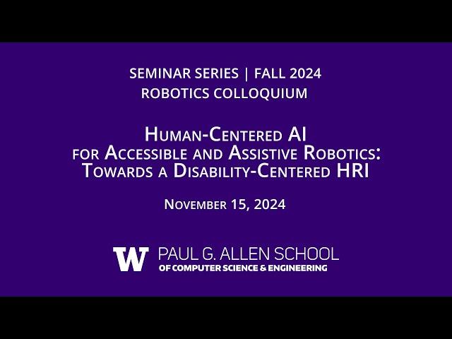 2024 Fall Robotics Colloquium: Elaine Short (Tufts)