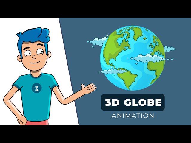 Create a Stunning 3D GLOBE ANIMATION in After Effects | Quick & Easy Tutorial