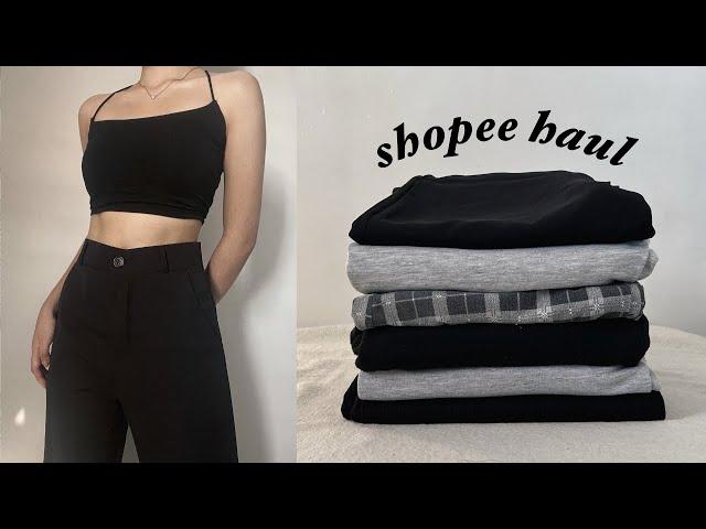 best bottoms shopee try-on haul (trousers, sweatpants, etc.)