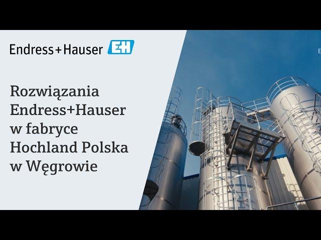 Rozwiązania Endress+Hauser w fabryce Hochland Polska w Węgrowie