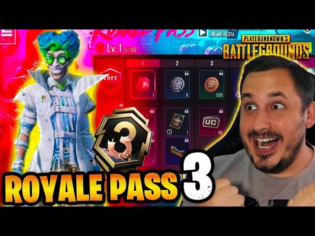 УТЕЧКИ РОЯЛ ПАСС 1-100 ACE 3 В ПУБГ МОБАЙЛ  ROYALE PASS А3 PUBG MOBILE