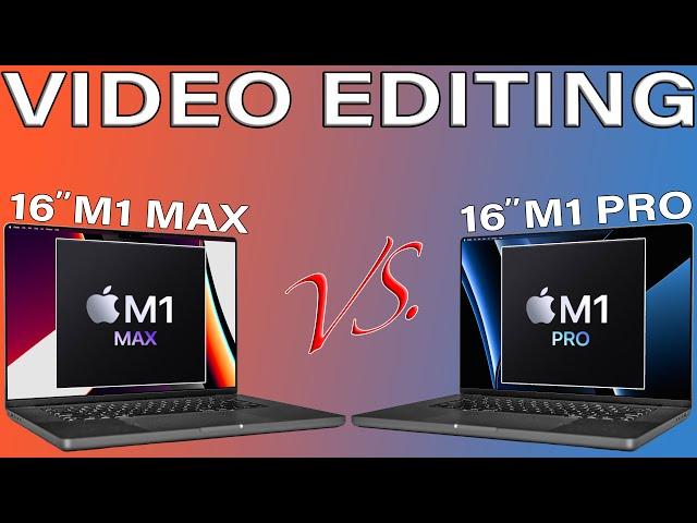 M1 MAX MacBook Pro vs. M1 PRO MacBook Pro - Video Editing Comparison. M1 MAX vs. M1 PRO